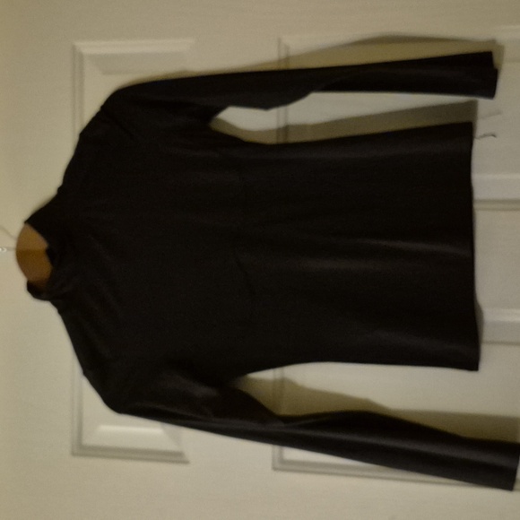 PINK Victoria's Secret Black Turtleneck  Top - Picture 1 of 5